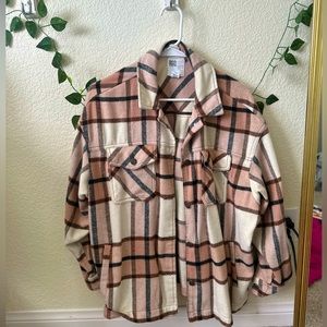 Cute checkered shacket